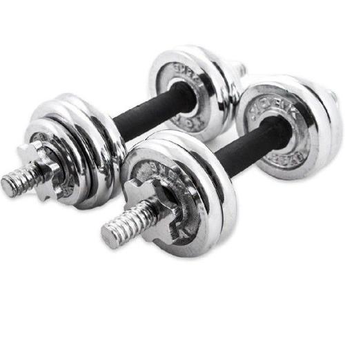 Trade Shop - Paire D'haltères Modulaires 15kg Poids Gym Fitness Bodybuilding