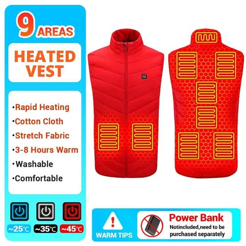 Veste Thermique À Infrarouge Usb Pour Homme,Vêtement D'hiver Électrique Pour Randonnée,Taille 6xl,21 Zones De Chauffage