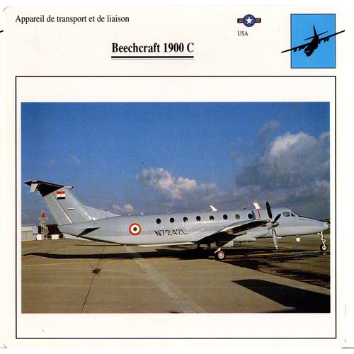 Fiche Avion Beechcraft 1900 C
