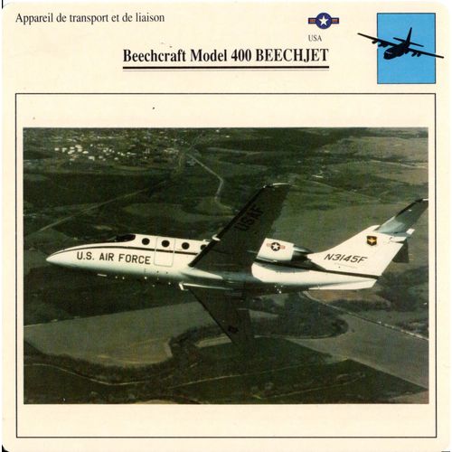 Fiche Avion Beechcraft Model 400 Beechjet