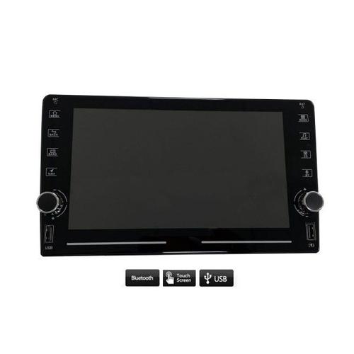 Trade Shop - Autoradio Avec Moniteur 8" Bluetooth Ecran Tactile Usb Panneau Avant Radio Multimedia