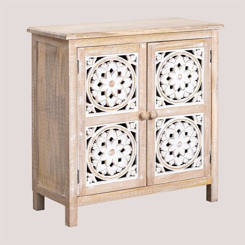 Buffet En Bois De Manguier Ardel Bois Blanc Vintage