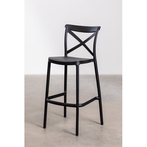 Pack De 2 Tabourets Hauts Otax Noir ?75 Cm