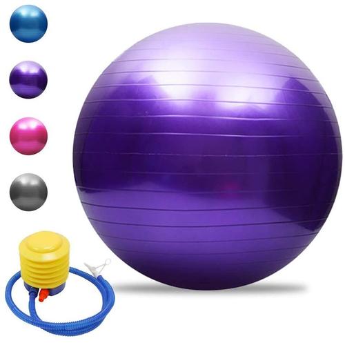 Ballon De Yoga, Anti-Éclatement, Épaissi, Stabilité, Ballon D'équilibre, Pilates, Barre, Physiothérapie, Ballon D'exercice, Cadeau, Pompe À Air