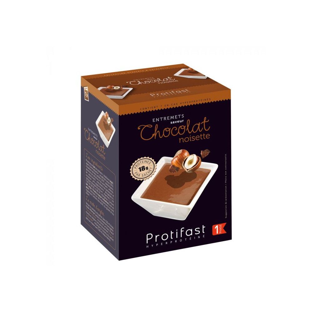 Protifast Entremets Chocolat Noisette 7 Sachets 