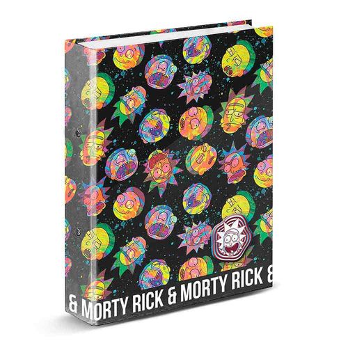 Rick Et Morty Psycho Classeur 4 Anneaux, Multicolore