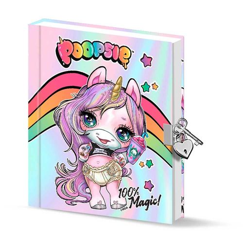 Poopsie Slime Surprise Magic Journal Serrure A Clé, Rose