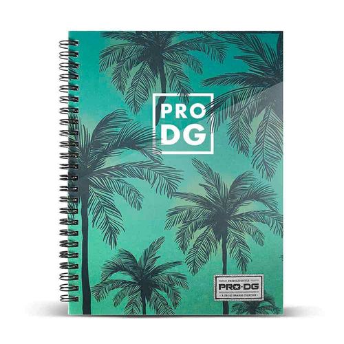 Prodg California Cahier A4 Papier Rayé, Vert