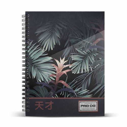 Prodg Tokyo Cahier A4 Papier Rayé, Bleu Foncé