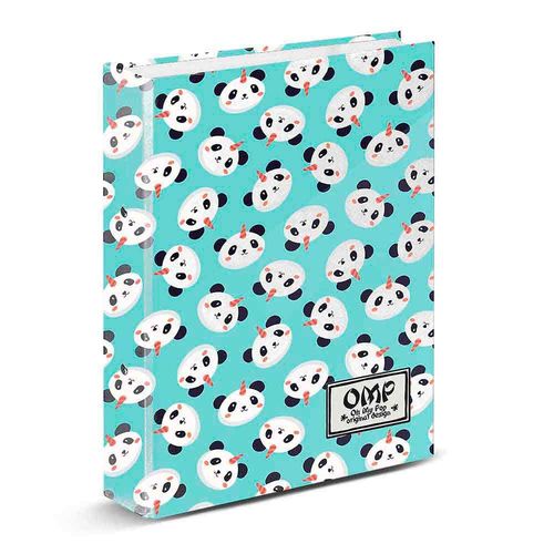 Oh My Pop! Pandicornio Classeur 2 Anneaux, Bleu