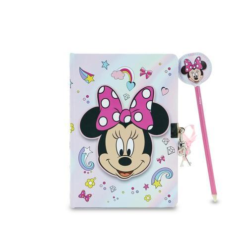 Minnie Mouse Laugh Journal Cadenas + Crayon Fashion, Rose