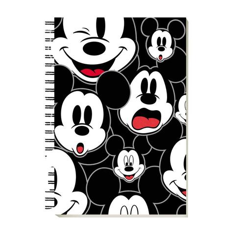 Mickey Mouse Visages Carnet, Noir