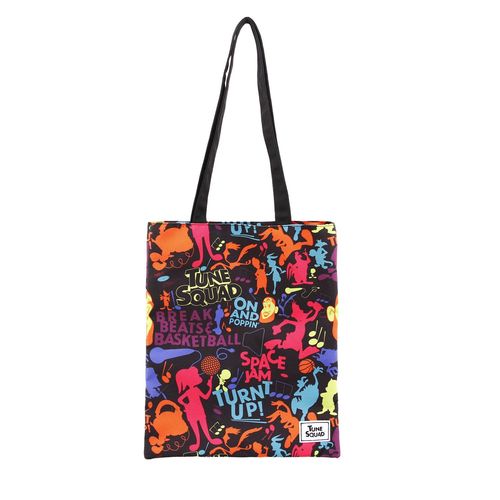 Space Jam 2: Nouvelle Ère Tune Squad Sac de Courses Shopping Bag, Multicolore