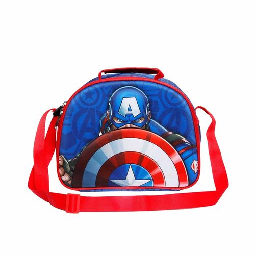 Captain America Patriot Sac à Goûter 3D, Multicolore