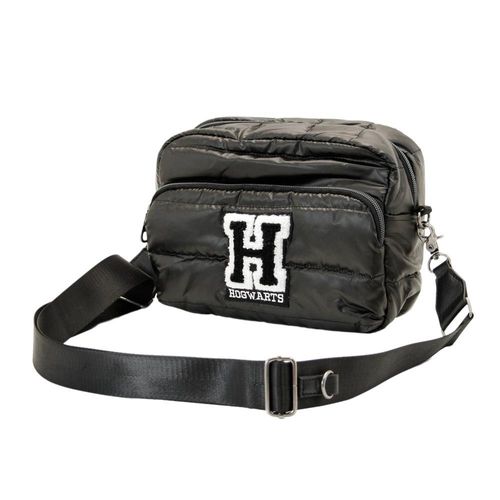Harry Potter H Sac à Bandoulière IBiscuit Padding, Noir
