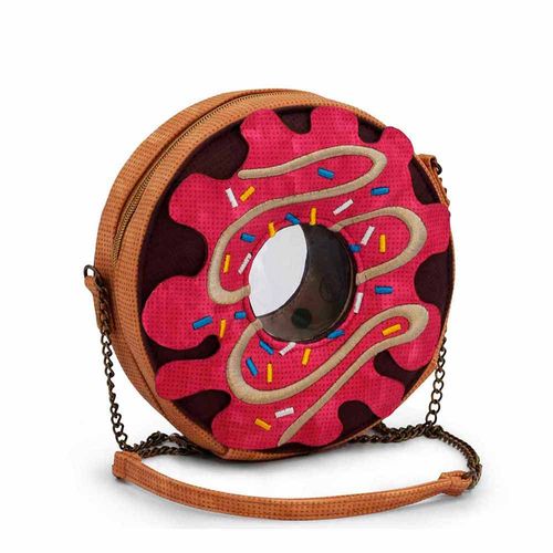 Oh My Pop! Popnut Sac à Bandoulière Ring, Rose