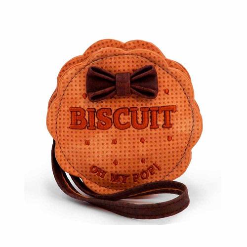 Oh My Pop! Biscuit Porte-monnaie Rond, Beige