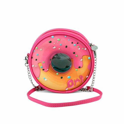 Oh My Pop! Pinknut Sac à Bandoulière Rond, Rose