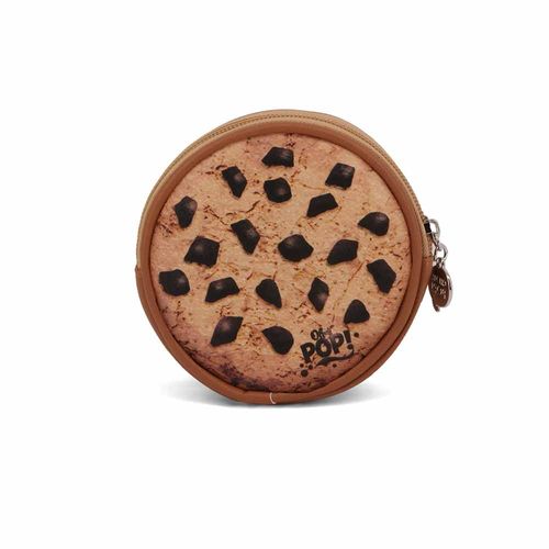 Oh My Pop! Cookies Porte-monnaie Rond, Brun
