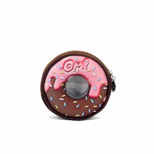 Oh My Pop! Choconut Porte-monnaie Rond, Brun
