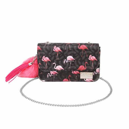 Oh My Pop! Flaminpop Sac à Bandoulière Satchel Chaîne, Multicolore