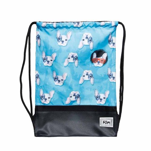 Oh My Pop! Doggy Sac à Cordon Storm, Bleu