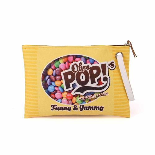 Oh My Pop! Chococandy Trousse de Toilette Sunny, Jaune