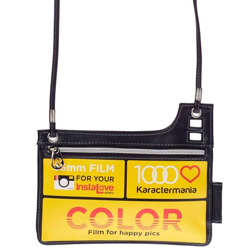 Oh My Pop! Film Sac à Bandoulière Action Mini Horizontal, Jaune