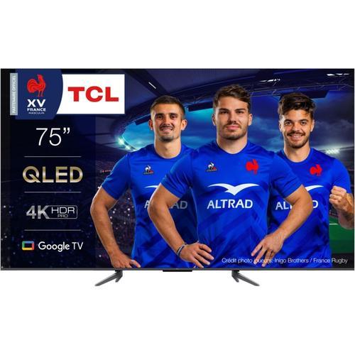 TV QLED TCL 75C645 4K 75" avec Google TV Game Master