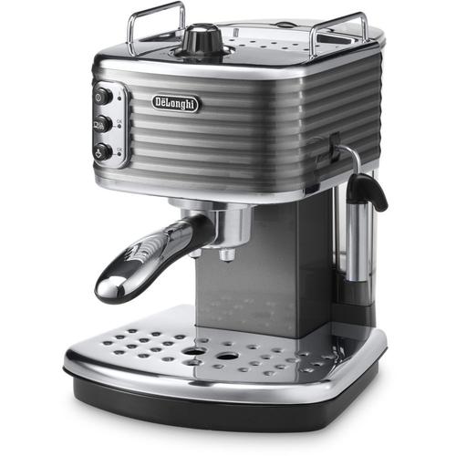 De'Longhi Scultura ECZ 351.GY - Machine à café avec buse vapeur "Cappuccino" - 15 bar - gris acier