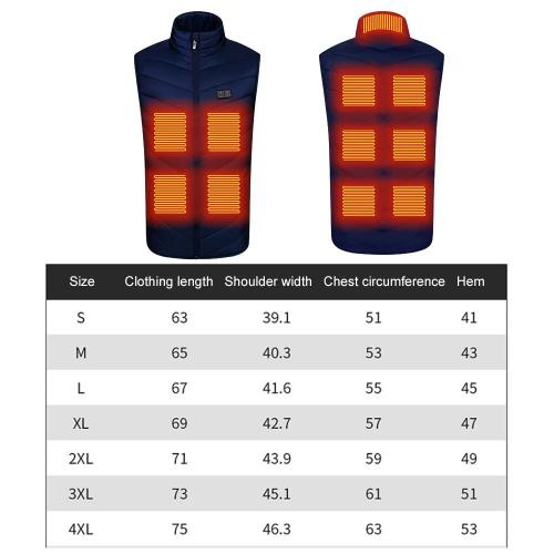 Veste D'hiver Chauffante Électrique Pour Hommes Et Femmes,Veste Métropolitaine,Vêtements Plus Chauds Pour Le Camping Et La Randonnée,Fjm,10 Zones,11 Zones