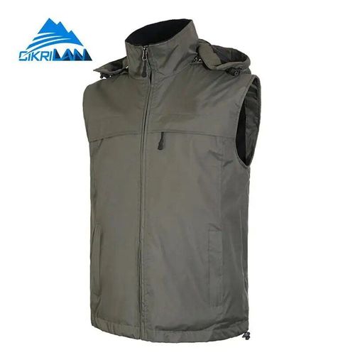 Gilet De Randonnée Softshell Pour Hommes,Coupe-Vent,Cyclisme,Camping,Sans Manches