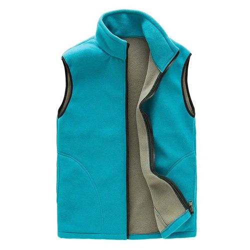 Gilet En Molleton Sans Manches À Fermeture Éclair Pour Femme,Veste Coupe-Vent,Gilet De Camping,De Randonnée,De Sport En Plein Air