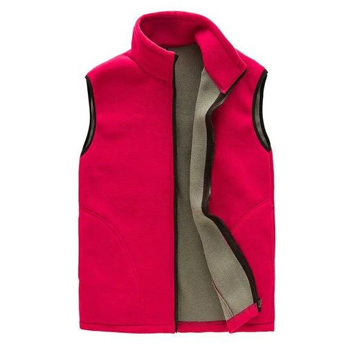 Gilet En Molleton Sans Manches À Fermeture Éclair Pour Femme,Veste Coupe-Vent,Gilet De Camping,De Randonnée,De Sport En Plein Air