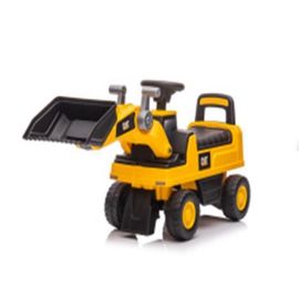 Jouet Bulldozer Porteur Enfants - Costway - Godet Réglable - Klaxon - 25kg - 1-3 Ans