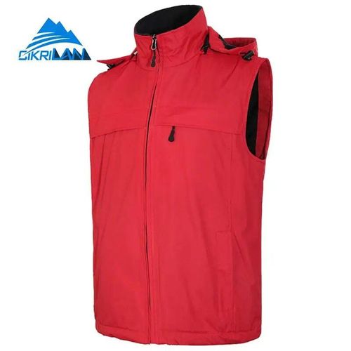 Gilet De Randonnée Softshell Pour Hommes,Coupe-Vent,Cyclisme,Camping,Sans Manches