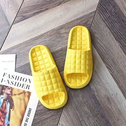 Pantoufles D'intérieur Pour Femmes Tongs D'été Douces Et Confortables Pantoufles De Bain Pour Couple Chaussures Plates Pour La Famille Sandales D'hôtel