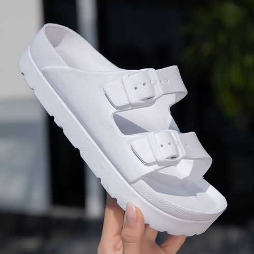 Pantoufles À Plateforme Optique Pour Femmes,Sandales À Glissière À Semelle Souple Brûleur,Chaussures De Plage Confortables,Chaussures De Loisirs En Plein Air,Été,Taille 41,2023