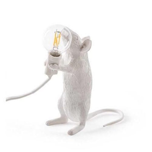 Nordique Résine Souris Lampe De Table Led E12 Souris Lampes De Table Bureau Led Veilleuses Pour Enfants Chambre Décor Maison Décoration Livraison Directe