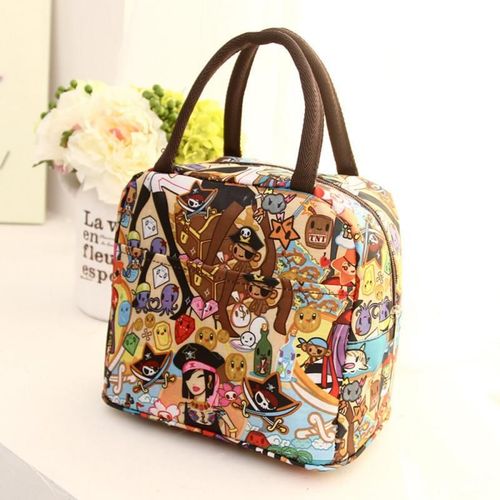 Sac À Pique Nique De Voyage Pour Femmes, Sac À Déjeuner, Multicolore, Tendance, Glacière, Sac À Main Étanche, Boîte Thermique Pour Petit Déjeuner, Cuisine Cocina