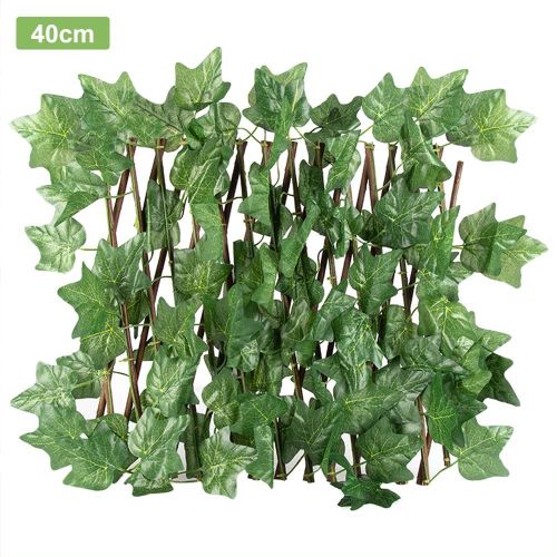 Clôture De Jardin En Bois Avec Écran Rétractable, Clôture De Confidentialité, Utilisation Extérieure Et Intérieure, Avec Plantes Artificielles, Décoration De Fête, De Centre Commercial, De Cour