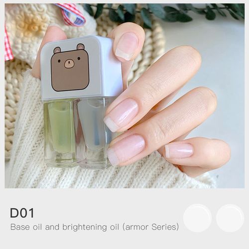 Double Combinaison De Vernis À Ongles Pour Femmes, À Base D'Eau, Brillant, Mat, Déchirable, Ac889 