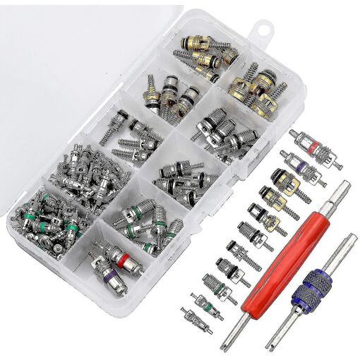 102pcs Noyau De Soupape De Climatisation, Climatisation Automobile A