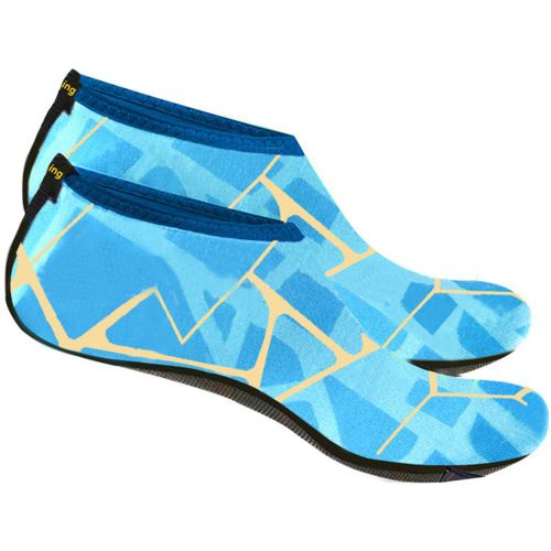 Chaussures D'eau D'été Pour Hommes Et Femmes, Nu Pieds, Apnée, Antidérapantes, Avec Motif Imprimé, Séchage Rapide