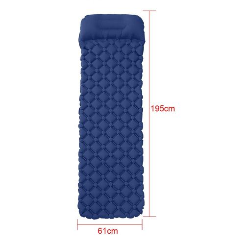 Tente Matelas Pneumatique Gonflable, 1 Pièce, Tapis De Couchage Avec Sac, Camping En Plein Air, Résistant À L'humidité, Éléments D'extérieur Portables