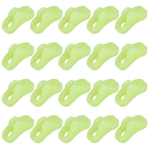 Barre De Support En Plastique Pour Tente, Auvent Lumineux, Boucle De Corde, Capuchons Anti Tonnerre, Canopée, Boucles Triangulaires Antidérapantes