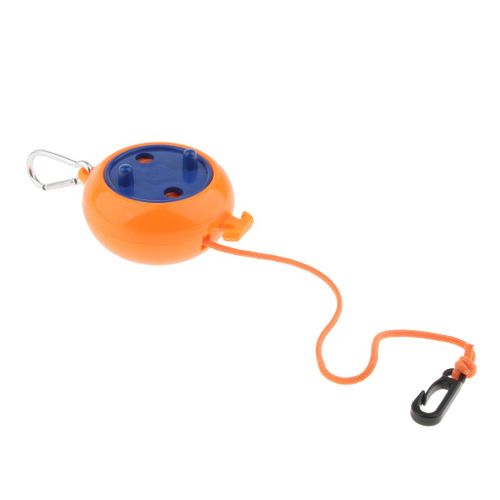 Corde À Linge Coupe Vent Voyage En Plein Air Corde Rétractable Ligne De Lavage 8m Orange Pour Camping Randonnée Travell Tente Accessoires