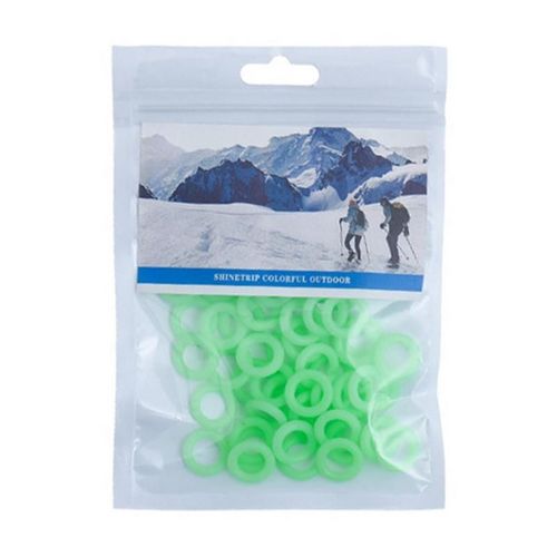Anneaux Fluorescents À Ongles En Silicone, Tente Multifonctionnelle, Anneau Lumineux Pour Camping En Plein Air, Accessoires, 20/50 Pièces