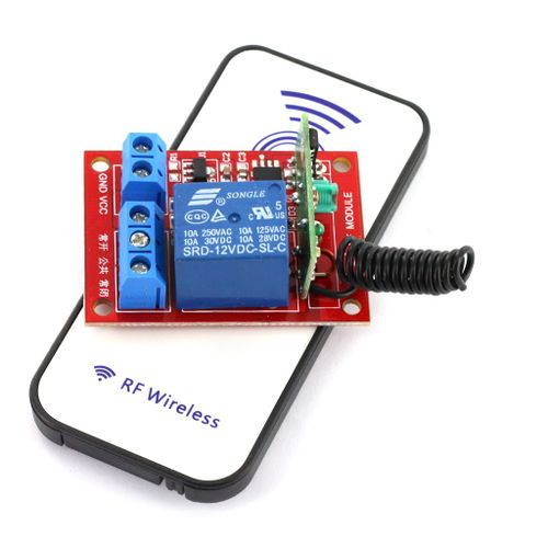 Module De Relais Sans Fil 12v 1 Channel Al Rf Avec Télécommande 15 30m Distance Sports Nautiques Bateaux À Rames Dériveur Accessoires