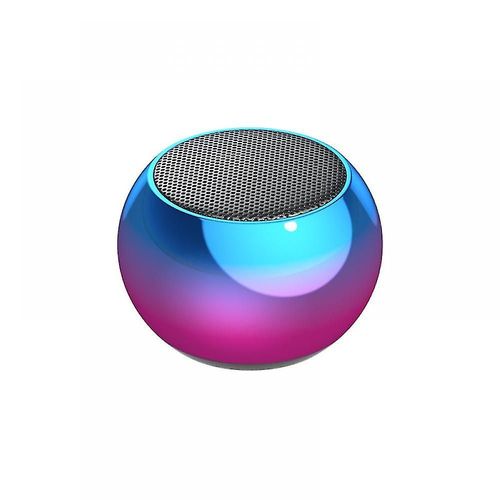 Haut-parleur Bluetooth, Mini haut-parleur sans fil portable, Appairage stéréo audio riche en basses percutantes, Taille de poche de poche 10h Temps de lecture intégré dans le micro